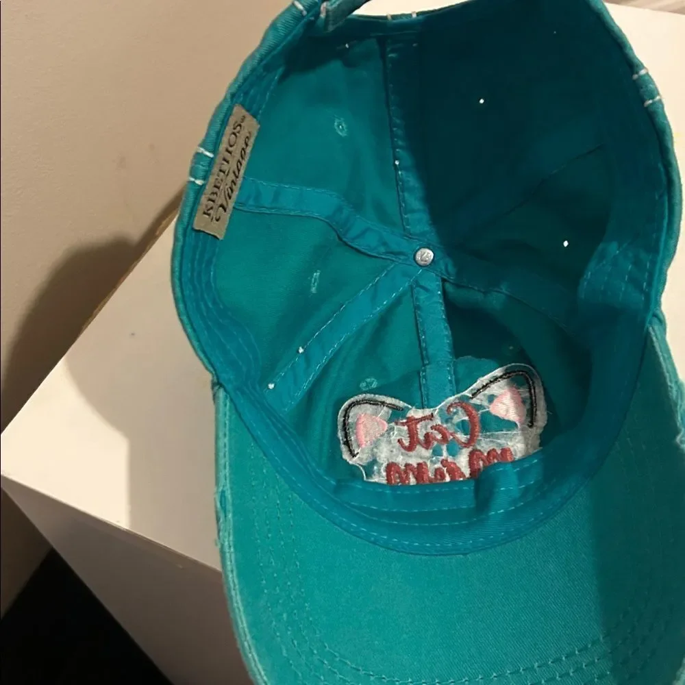 KBETHOS Dog Mom Cap - Black and Teal